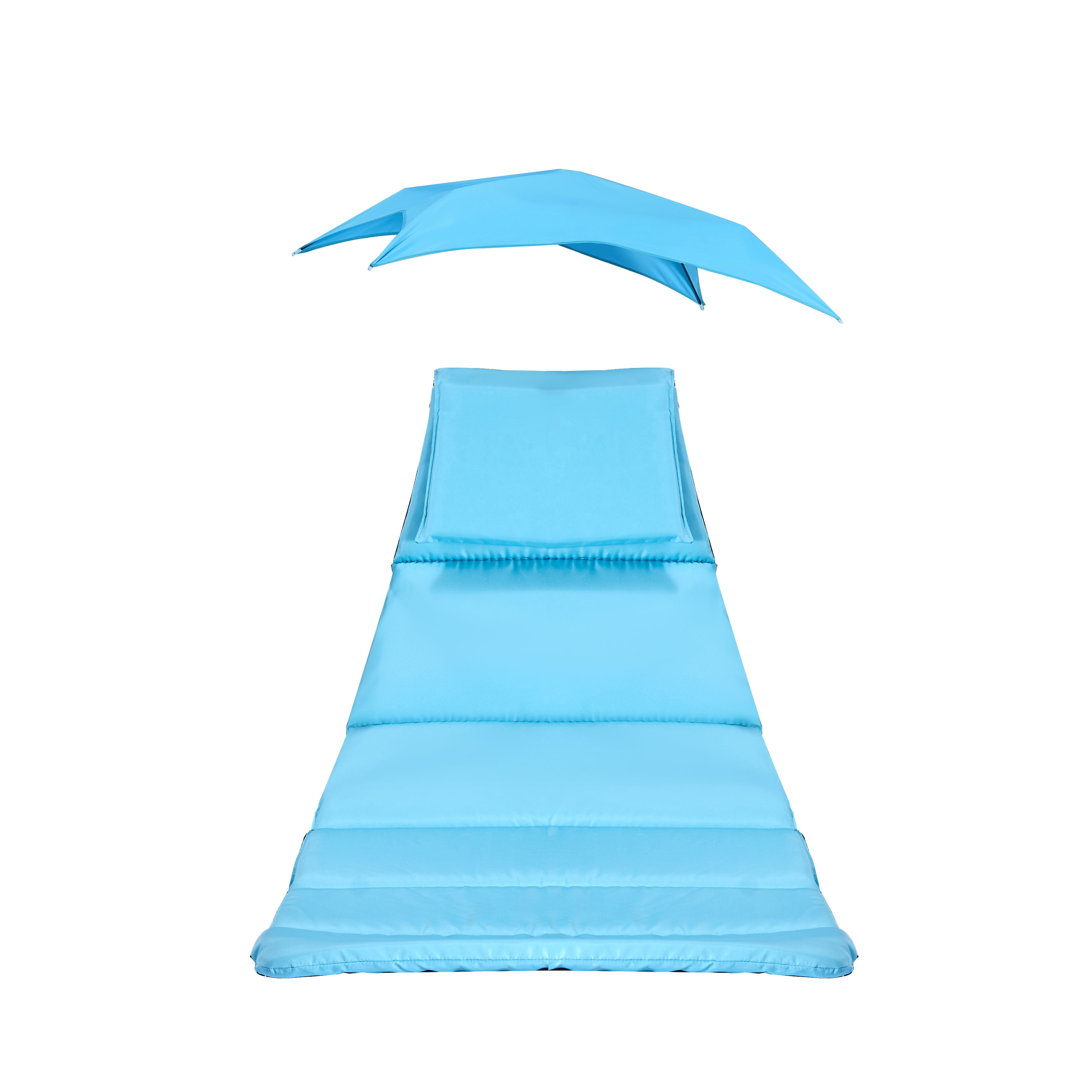 Cyclone Sound Foam Padded Cushion and Umbrella Replacement for Outdoor Hanging Lounge Chaise Chair