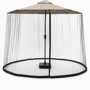 Cyclone Sound Premium 9ft Patio Umbrella Bug Screen Net Mosquito Blocker Fly Stopper Backyard Sun Shade Mesh Umbrella Net