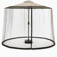Fly Screen Stopper Cyclone Sound 9ft Patio Umbrella Netting, Bug Screen, Zippered ...