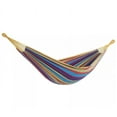 thumbnail image 1 of CycloneSound 2-Person Hammock with Premium Canvas and 450 LB Capacity Metal Stand (Rainbow), 1 of 2