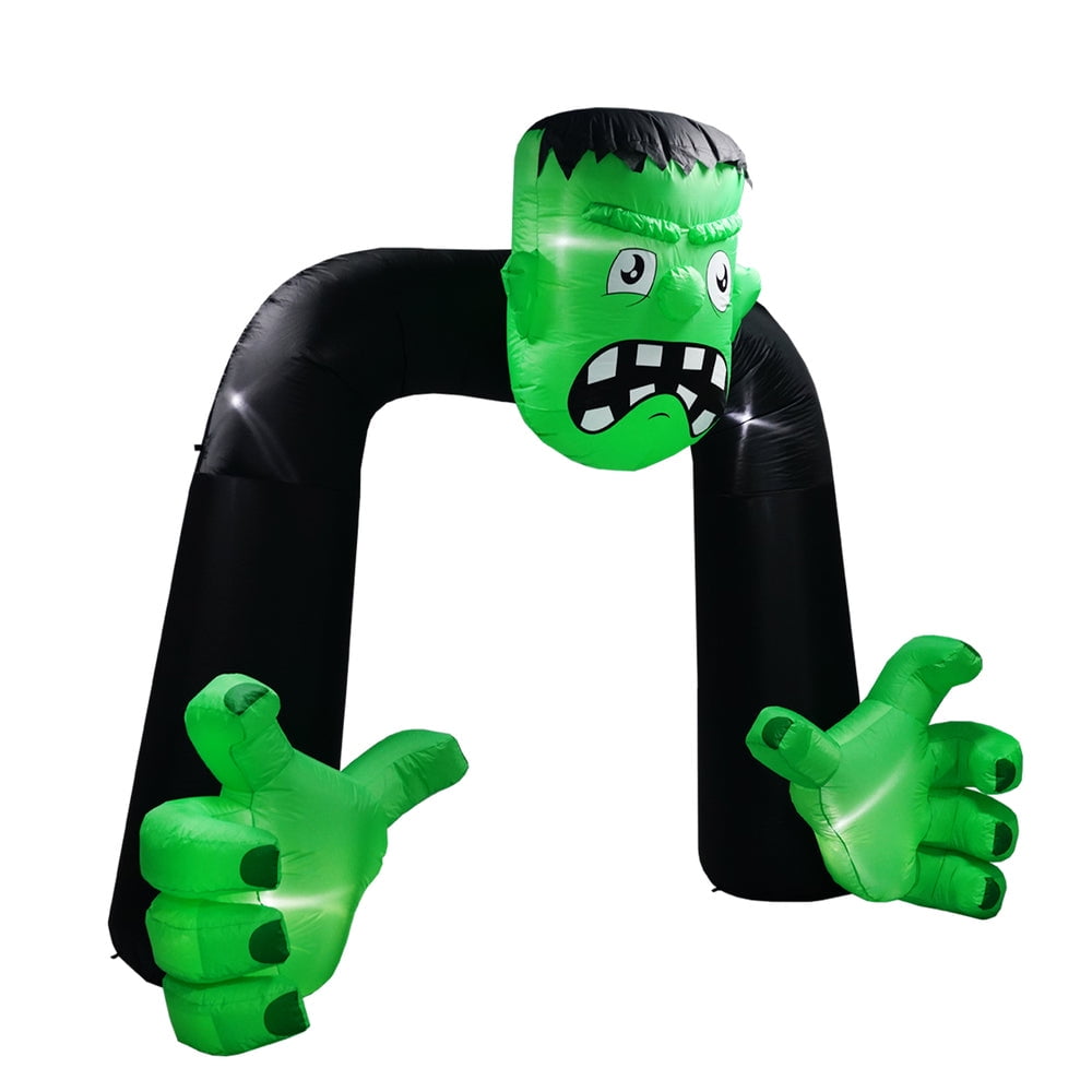 CycloneSound [4-11FT] Halloween Inflatable Archway Animated with Bright ...