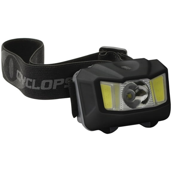 CYCLOPS HL250 Conductive Touch Headlamp | Tactical Durable Lightweight Compact Adjustable Headband 3 Light Modes Bright 3 Color LED 250 Lumen Head Flashlight | AAA Batteries Included