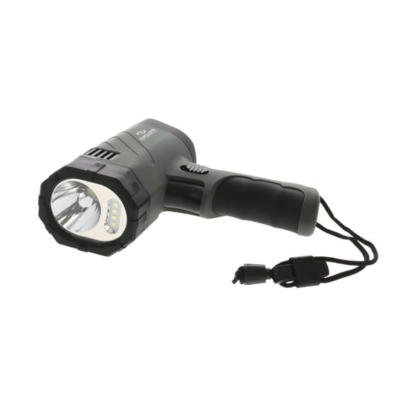 CYCLOPS REVO X-15 1500 Lumens Lighweight 4 Lighting Modes Rechargeable LED Handheld Spotlight | Emergency Whistle on lanyard & Detachable Red Lens Included