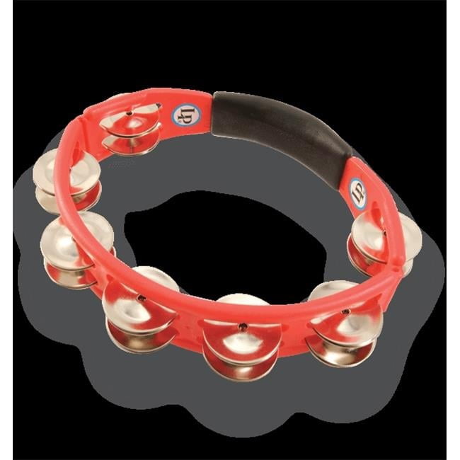 Cyclops Handheld Tambourine, Red, Steel