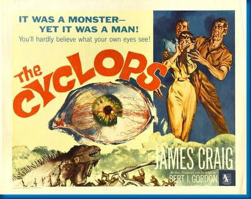 Cyclops Movie Metal Sign 8inx 12in Art Print on Metal 8x12 Multi-Color ...
