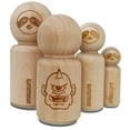 thumbnail image 1 of Cyclops One Eyed Monster Head Fantasy Creature Rubber Stamp for Scrapbooking Crafting Stamping - Mini 1/2 Inch, 1 of 7