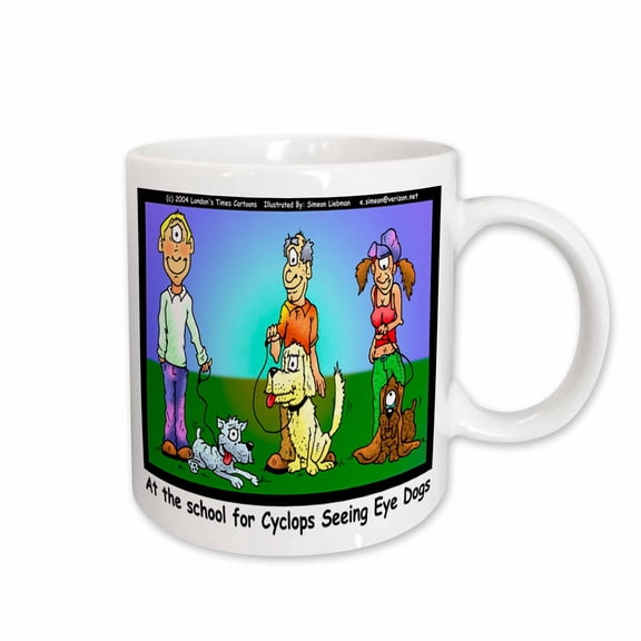 Cyclops Seeing Eye Dogs 11oz Mug mug-1475-1