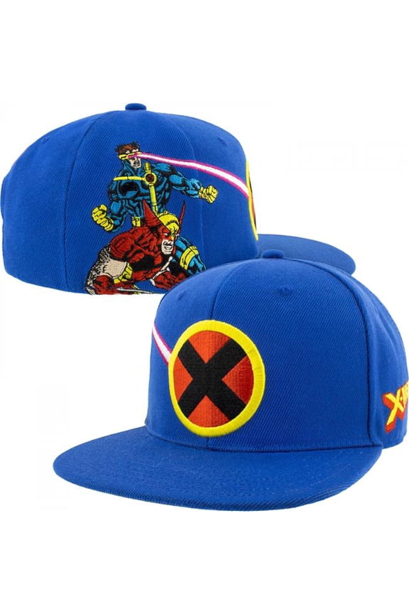 Cyclops Snapback Hat - Blue - Adjustable Fit - Iconic Artwork