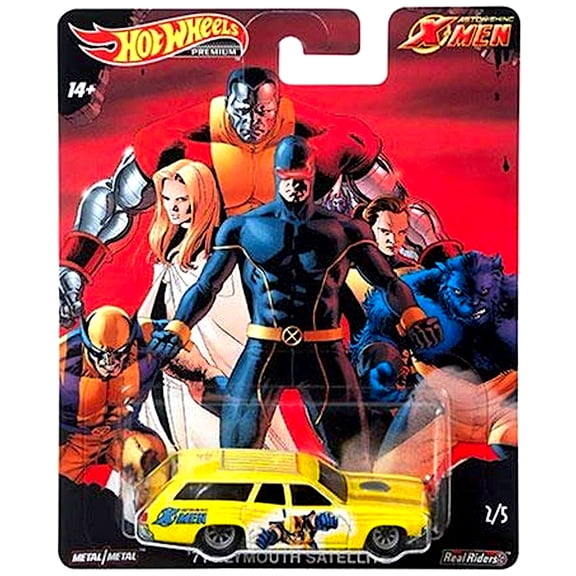 Cyclops X-Men '71 Plymouth Satellite Hot Wheels Diecast Car 1:64 Scale