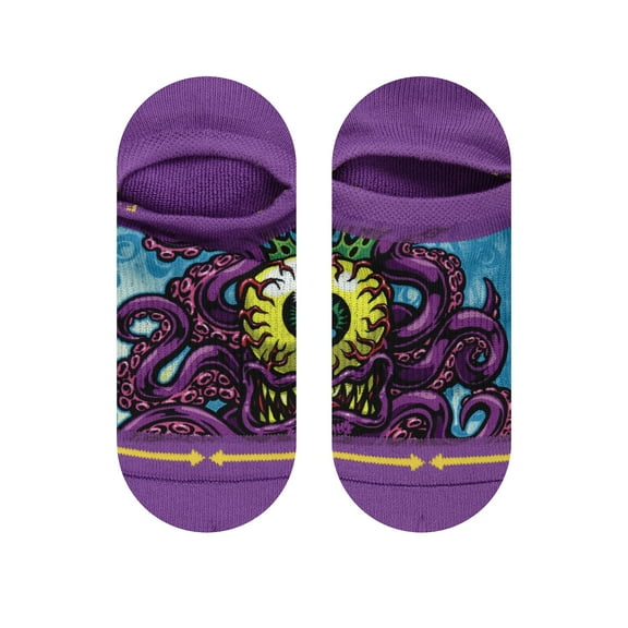 Cycloptopus No Show Sock With Art By Jimbo Phillips