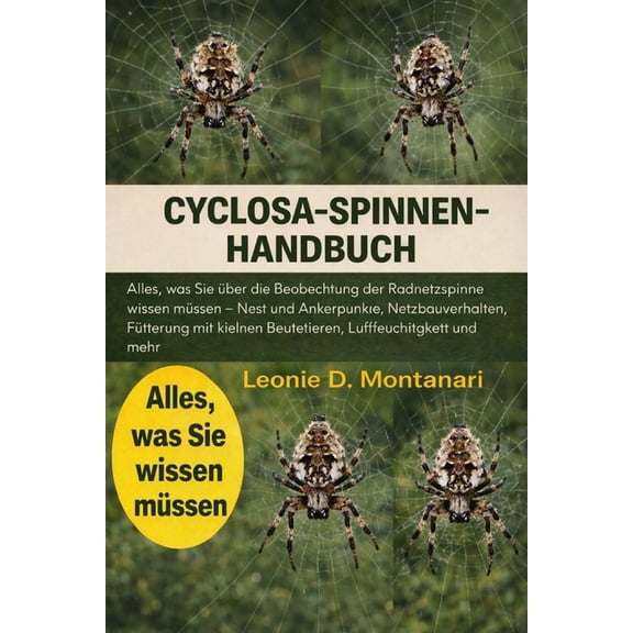 Cyclosa-Spinnenhandbuch: Alles, was Sie ber die Beobachtung der Radnetzspinne wissen mssen - Nest und Ankerpunkte, Net, (Paperback)