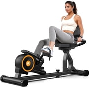 TRMDDF Workout Home Cycling Magnetic Recumbent Exercise Bike Fitness Cardio Indoor Cycling Bike 220lbs