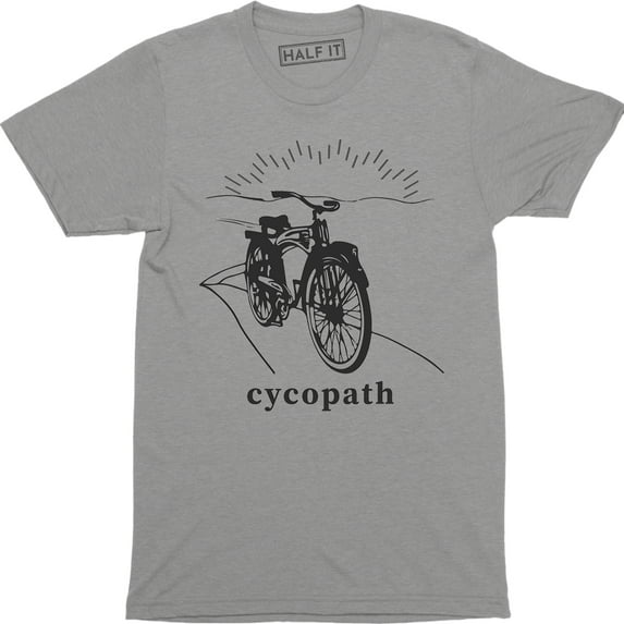 Cycopath Men's Bicycle Bikerider Psychopath Cycling Sports Road Mountain T-Shirt