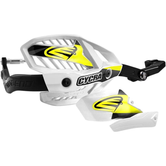 Cycra 1CYC- CM Ultra Probend Handguards with 1 1/8in. HCM Clamp - White