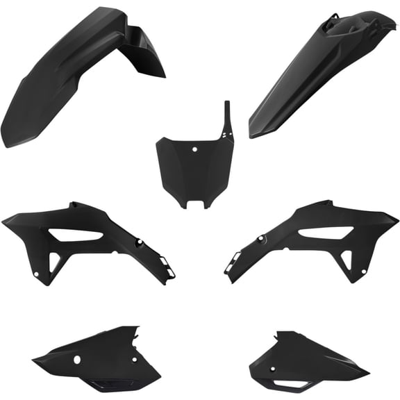 Cycra Black Complete Plastic Body Kit (1CYC-9431-12)