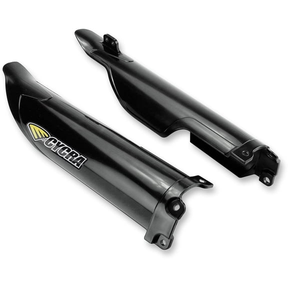 Cycra Black Plastic Lower Front Fork Guards (1CYC-6903-12)