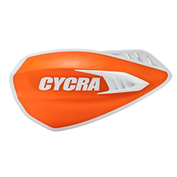 Cycra Cyclone Handguards Orange/White
