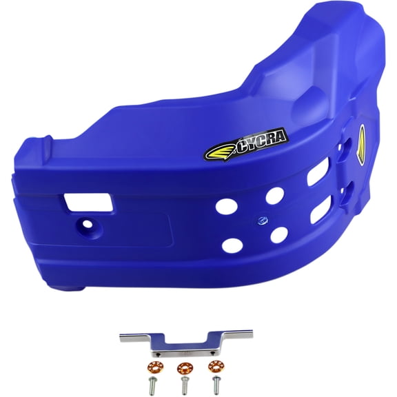 Cycra Full Armor MX Blue Skid Plate for 19-21 YZ250F/18-21 YZ450F (1CYC-6239-62)