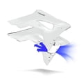 thumbnail image 1 of Cycra 1CYC-1889-42 Powerflow Intake Radiator Shrouds - White, 1 of 3