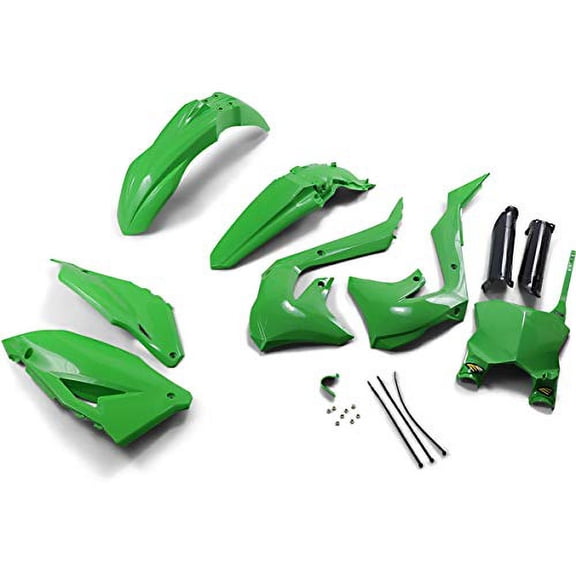Cycra Powerflow Plastic Kit (OEM Colors 2020) for 19-20 Kawasaki KX450