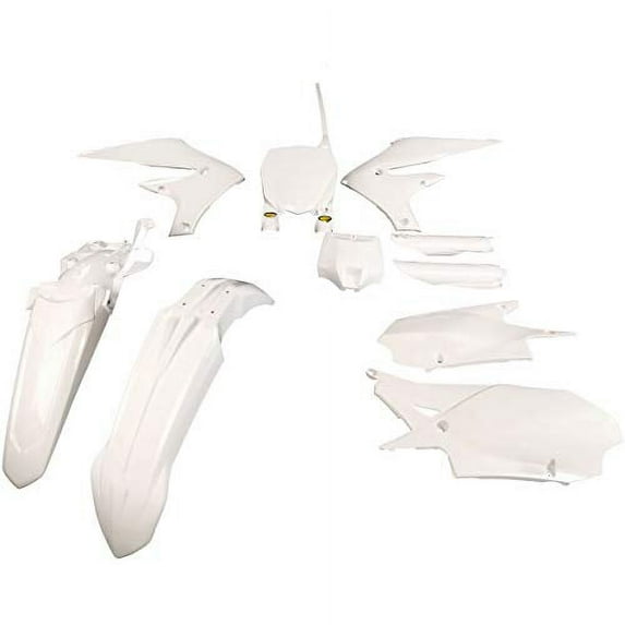 Cycra Powerflow Plastic Kit (White) for 19-21 Yamaha YZ250