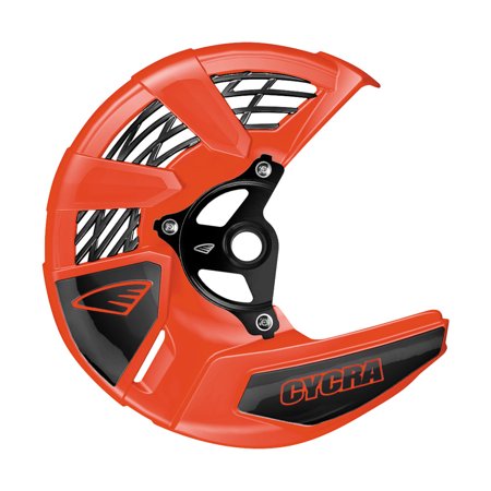 Cycra 1910910018 Tri-Flow Front Disc Cover with Mounting Kit - Orange