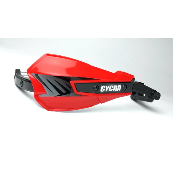 Cycra Vortex Hand Guard/w Universal U-Clamps- Red