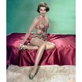 thumbnail image 1 of Cyd Charisse - sitting on red silk Photo Print (8 x 10), 1 of 1