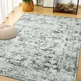 thumbnail image 1 of Cydiria Vintage Boho Traditional Oriental Faux Wool Area Rug, 5' x 7', Light Gray, 1 of 7