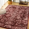 thumbnail image 1 of Cydiria Vintage Boho Traditional Oriental Faux Wool Area Rug,5' x 8', Red, 1 of 7