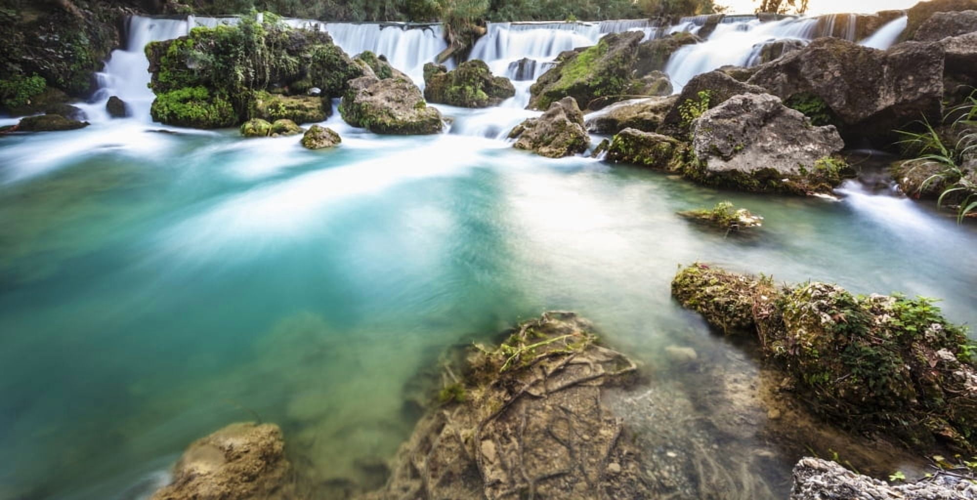 Cydnus River flowing through Tarsus Tarsus Turkey Canvas Art - Reynold Mainse Design Pics (21 x 11)