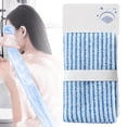 thumbnail image 1 of Cyence Back Scrubbing Towel, Blissal Exfoliating Shower Towel for Men Women Back Scrubber Blue, 1 of 9