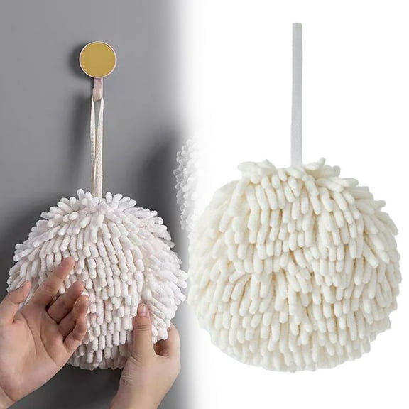 Cyence Bathroom Hand Towel White and Gray A, 2024 New Absorbent Hanging Hand Towel For Kitchen & Bathroom 2Pcs Plush Hand Towel Puff Hand Towels Bathroom Hand Towels Soft Plush Hand Dry Towels A