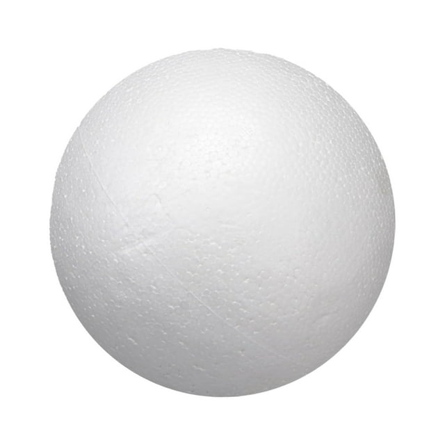 Cyence Clearance Foam 8inch Diy Smooth White Christmas Polystyrene ...