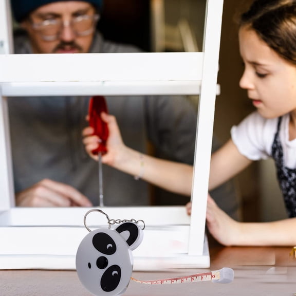 Cyenie 3 Pc Animal Measuring Tapes for Children Children'S Animal Flexible The Tiger The Panda The Frog Party Birthday Boy and Girl Stem Learning Stationery Project Measurement