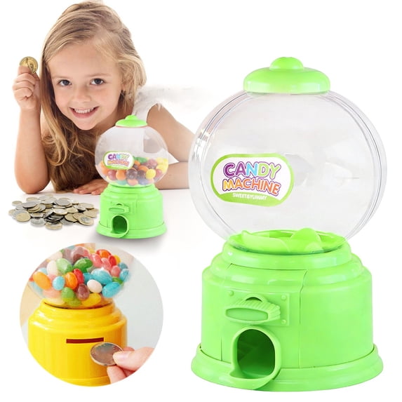 Cyenie Adorable Desktop Candy Dispenser Creative Snack Storage Toy for s Perfect for Friends Candy Dispenser Machine for Wedding Bridal Birthday Candy Jars Decorations, A Green