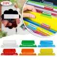 thumbnail image 1 of Cyenie File Folder Tabs 25 Hanging File Folder Tabs and 25 Inserts for Quick Organize and Identification Plastic Hanging Files Easy To Read, Orange, 1 of 4