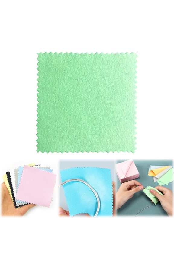 H Silver Polishing Cloth H, Sunshine Polishing Cloths Pack for Silver Gold Brass and Copper Jewellery Polishing Cloths to Keep The of Your Jewellery