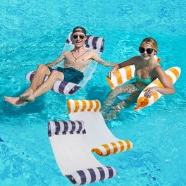 SHCKE Inflatable Pool Float Hammock Water Hammock Lounges Multi Purpose Swimming Pool Accessories Saddle Lounge Chair Hammock Drifter for Pool Lake Outdoor Beach Walmart