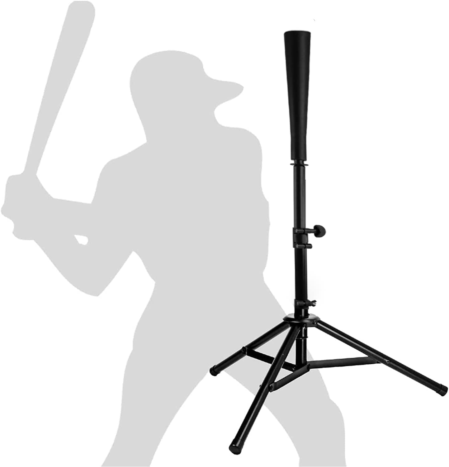 Cyfie Adjustable Baseball Batting Tee, T Ball Stands Hitting Equipment Practice Training, 29.5in-44.5in,Deal on Sale Clearance