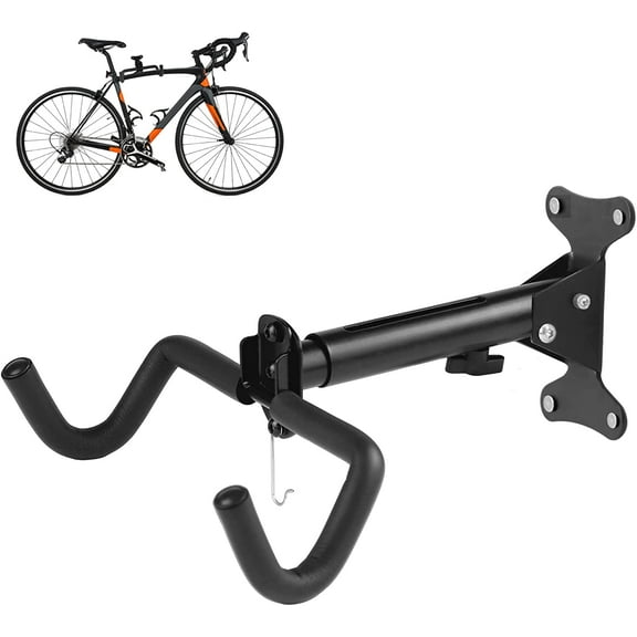 Cyfie Bike Rack Garage, Horizontal Wall Mount Bicycle Storage Hanger Indoor Bike Hook Holder for Hanging Mountain Road Bike