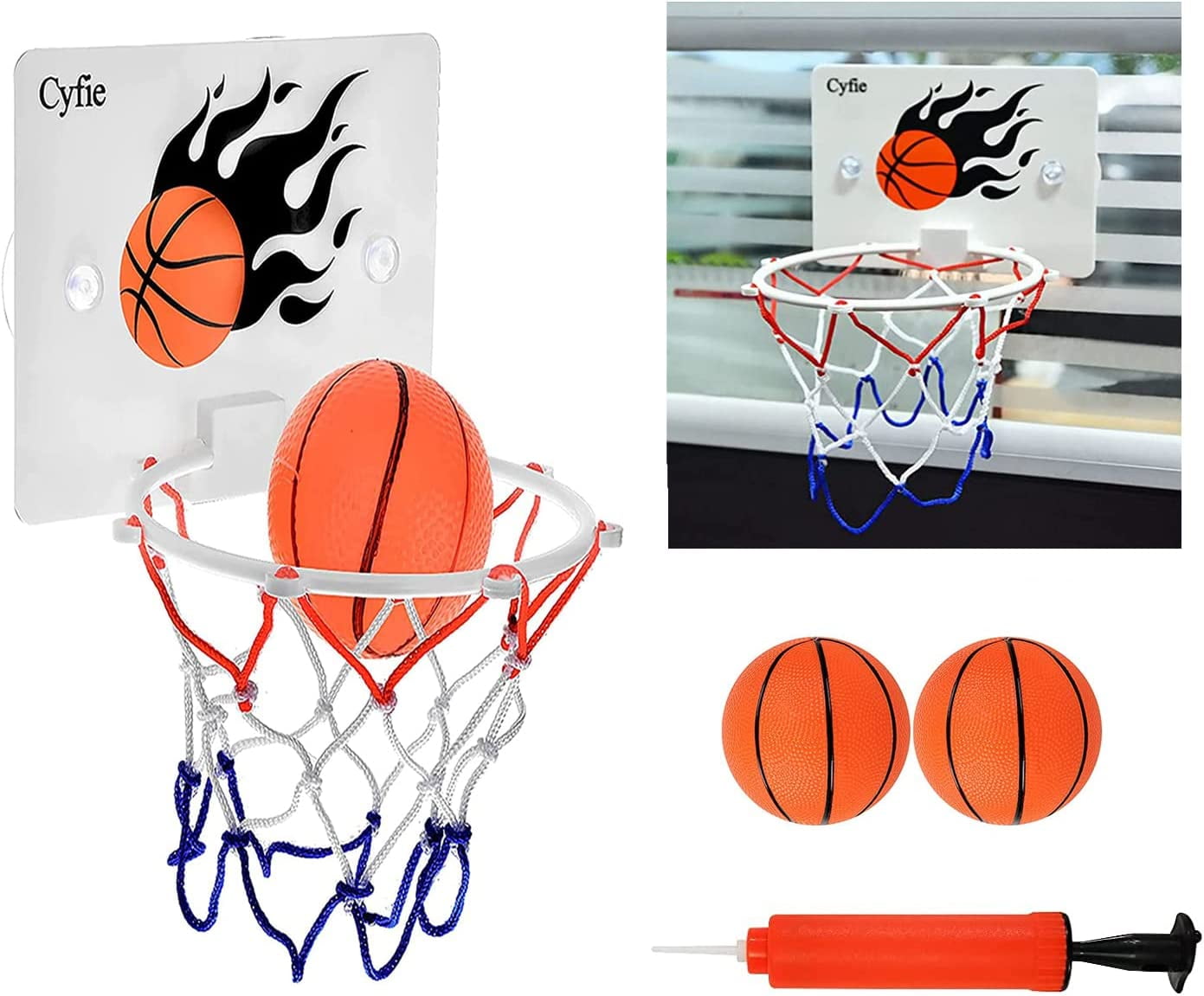 Cyfie Kids Basketball Hoop for Toddlers 13, Baby Bathtub Bath Toys
