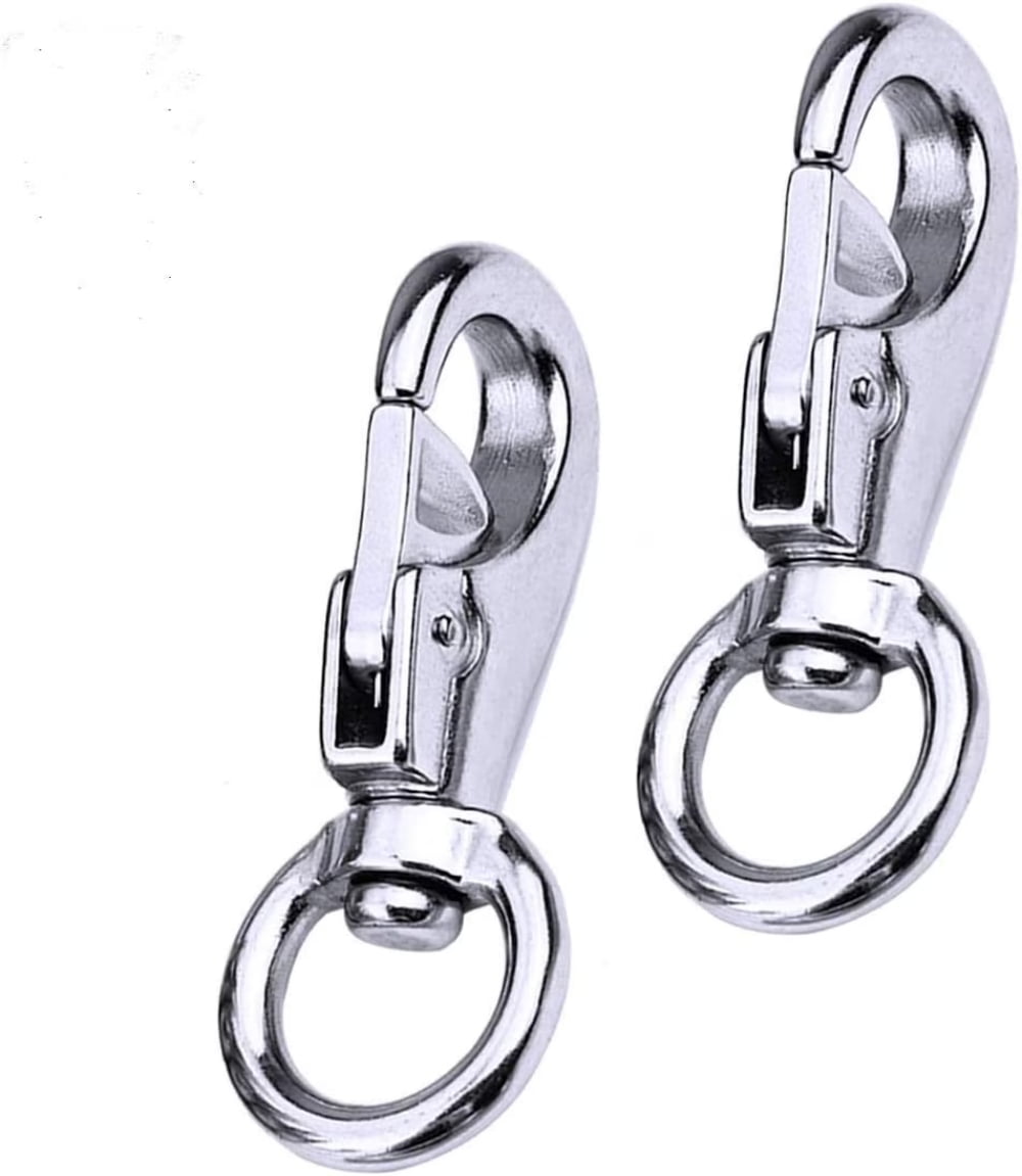 Cyfie Stainless Steel Swivel Snap Hook for Swing, 2-Pack, 4 inch High ...