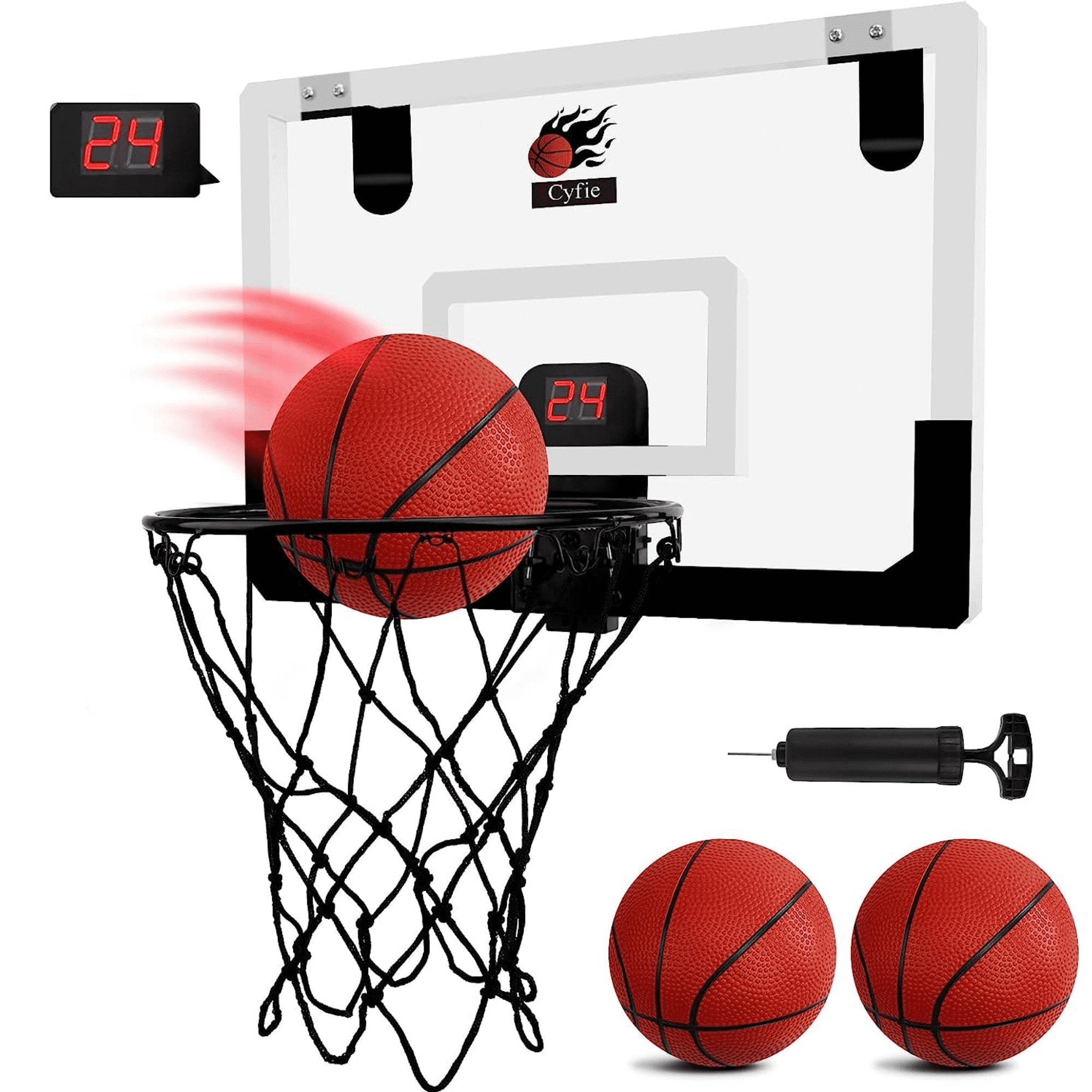 Cyfie Toddler Basketball Hoop Toys,Indoor Basketball Backboard and Rim