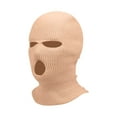 thumbnail image 1 of Cyglowse 3 Holes Ski Cycling Balaclava Hood Cap Full Face Mask Khaki One Size, 1 of 3