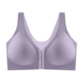 thumbnail image 1 of Cyglowse Bras for Women Front Closure, LunaHug - Seamless Front Cross Back Shaping Bra Blue 34, 1 of 4