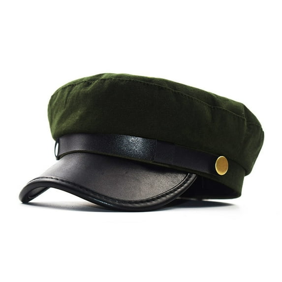 Cyglowse Chauffeur Hat for Men Women Classic Vintage Newsboy Cap Costume Hats Beret Cap Army Green One Size
