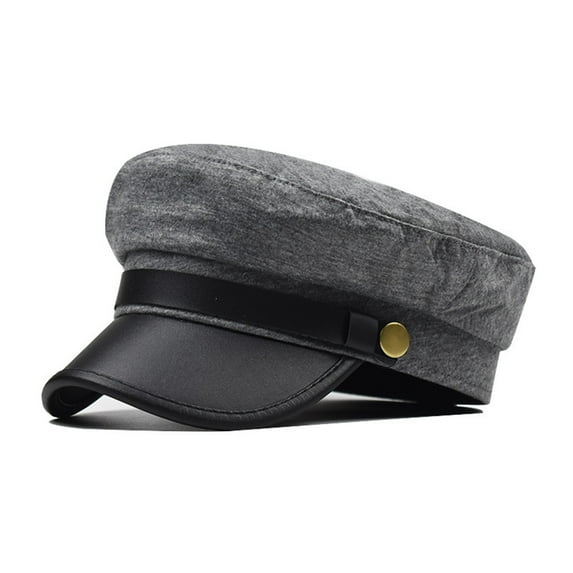 Cyglowse Chauffeur Hat for Men Women Classic Vintage Newsboy Cap Costume Hats Beret Cap Gray One Size