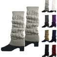 thumbnail image 1 of Cyglowse Knit Winter Thermal Warm Leg Warmers-Long Socks Boot Cuffs Topper Legging Pads For Women Lady Girls Best Xmas Gift 1 Pair, 1 of 3