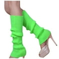 thumbnail image 1 of Cyglowse Leg Warmers for Women Y2K Harajuku Leg Sleeves Long Kawaii Knit Socks Lolita Party Accessory Green One Size, 1 of 1